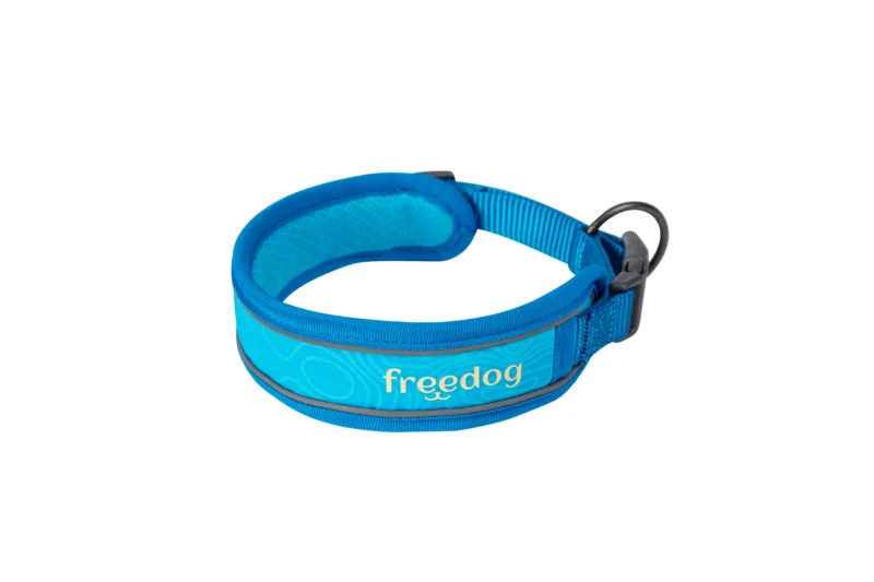 FREEDOG COLLAR COOL PRO TECH AZUL 25MM X 53/63CM