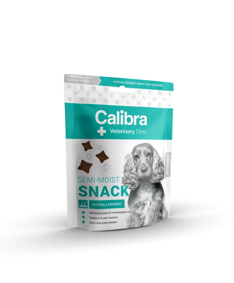 CALIBRA VET DIET DOG SEMI-MOIST SNACK HYPOALLERGENIC 120G