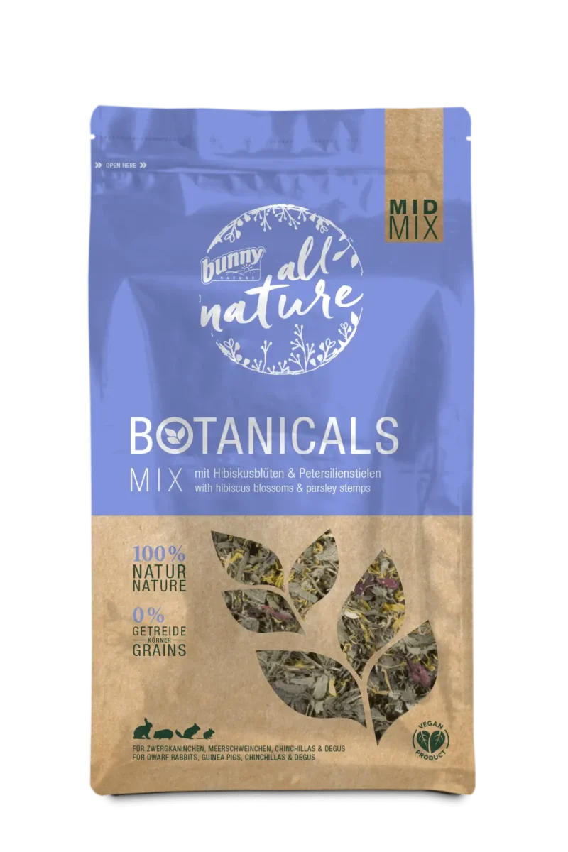 BUNNY BOTANICALS MIX FLORES HIBISCO Y TALLOS PEREJIL 150GR