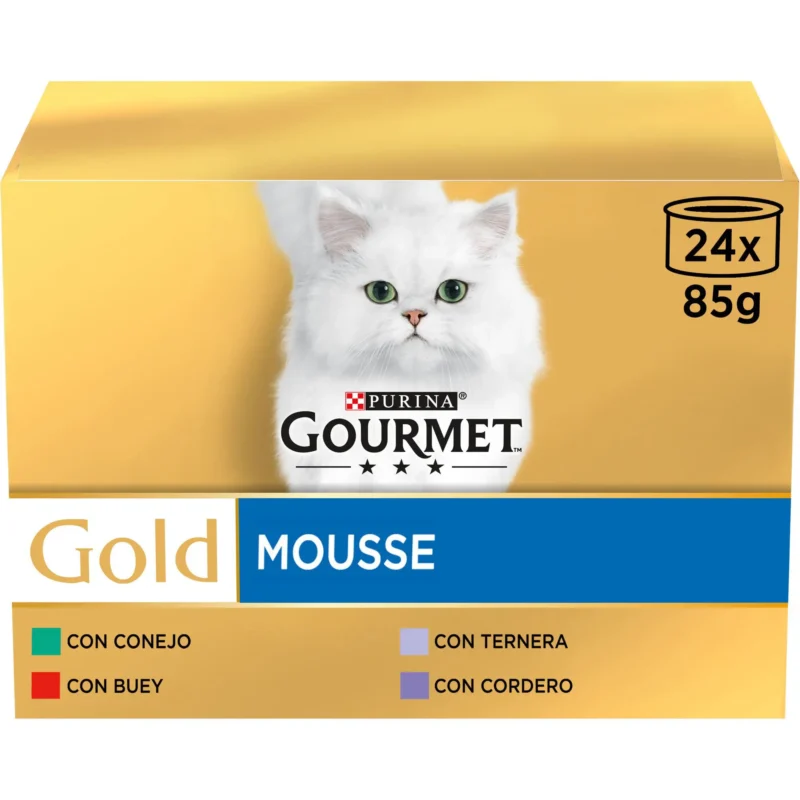 GOURMET GOLD MULTI MOUSSE TERNERA 24X85GR