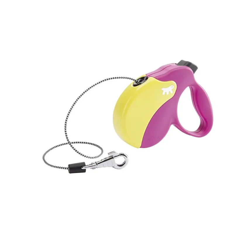 FERPLAST CORREA AMIGO MINI CORDON FUCHSIA AMARILLO