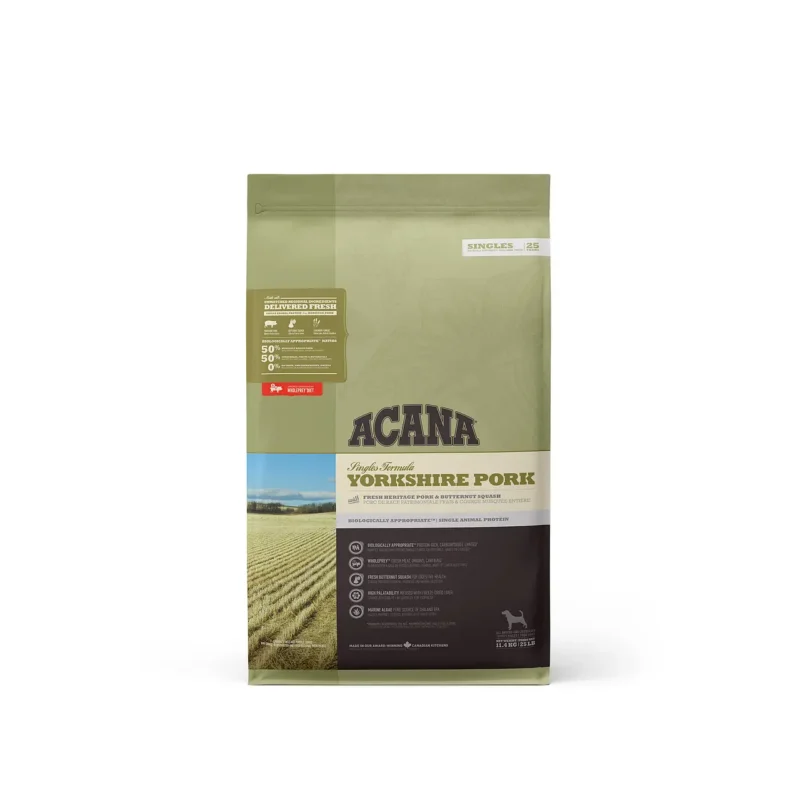 ACANA CANINE ADULT SINGLES YORKSHIRE PORK 11,4KG