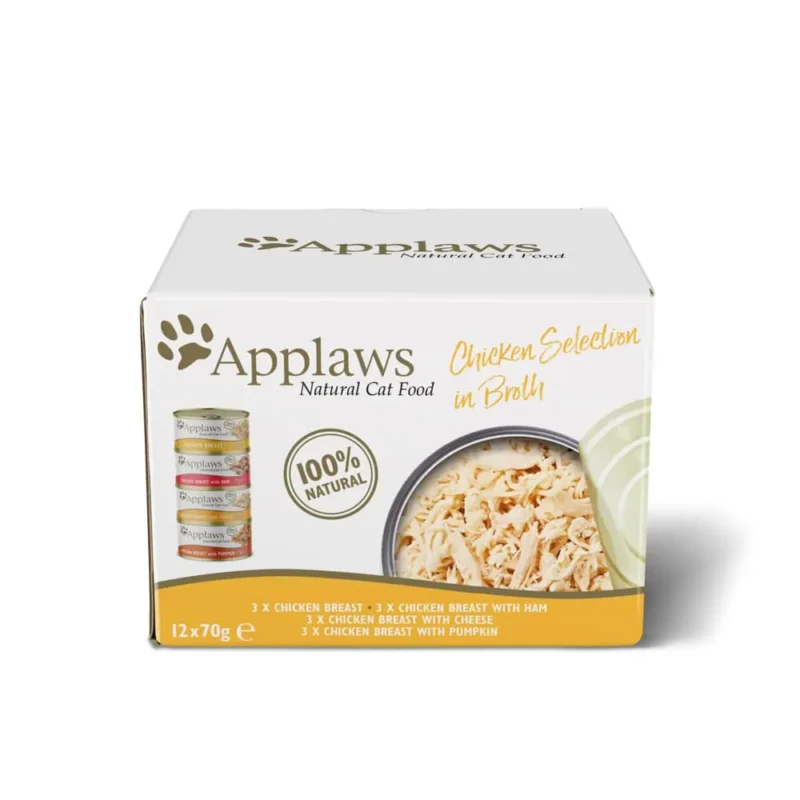 APPLAWS CAT LATA POLLO MULTIPACK 12X70GR