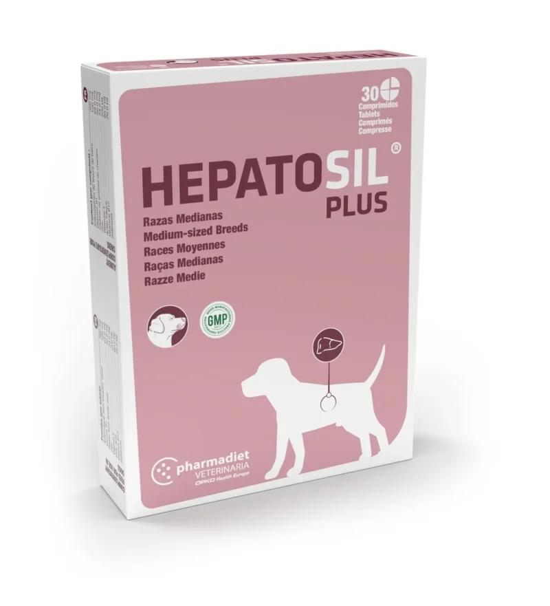 HEPATOSIL PLUS RAZAS MEDIANAS 30 COMPRIMIDOS