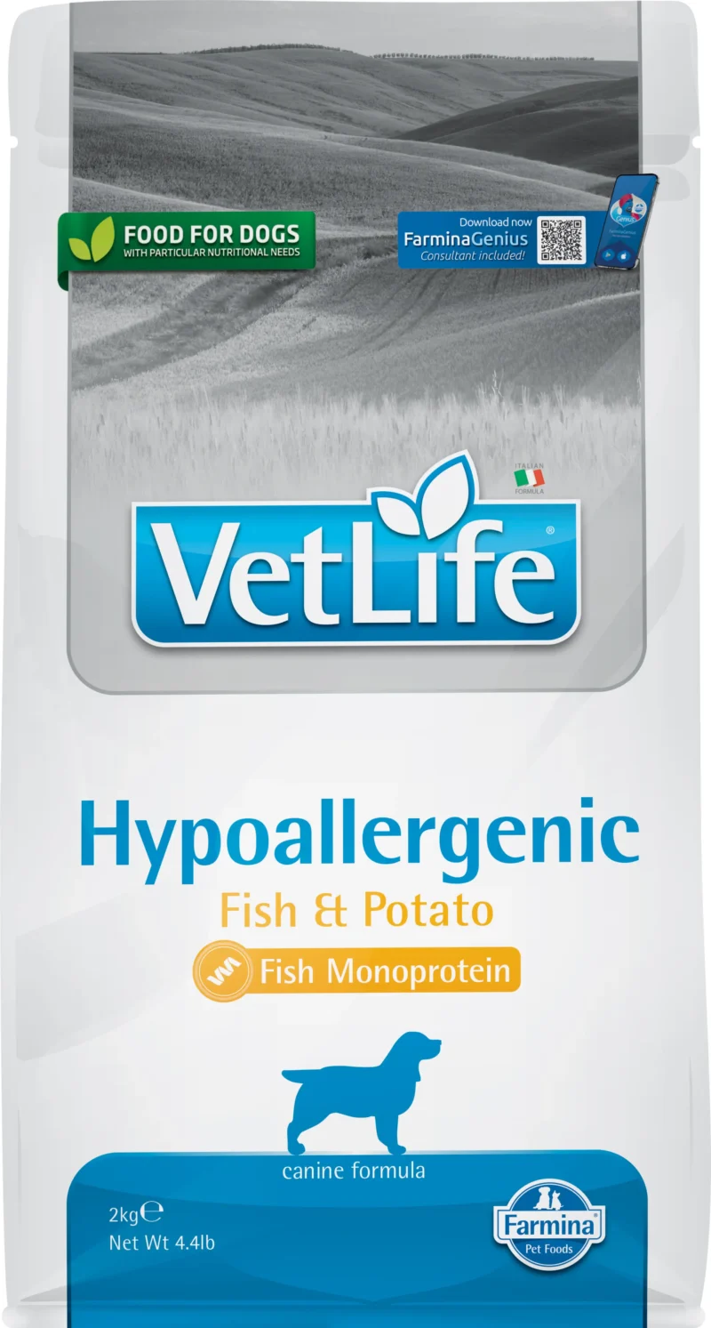 FARMINA VET LIFE DOG HYPOALLERGENIC PESCADO 2KG