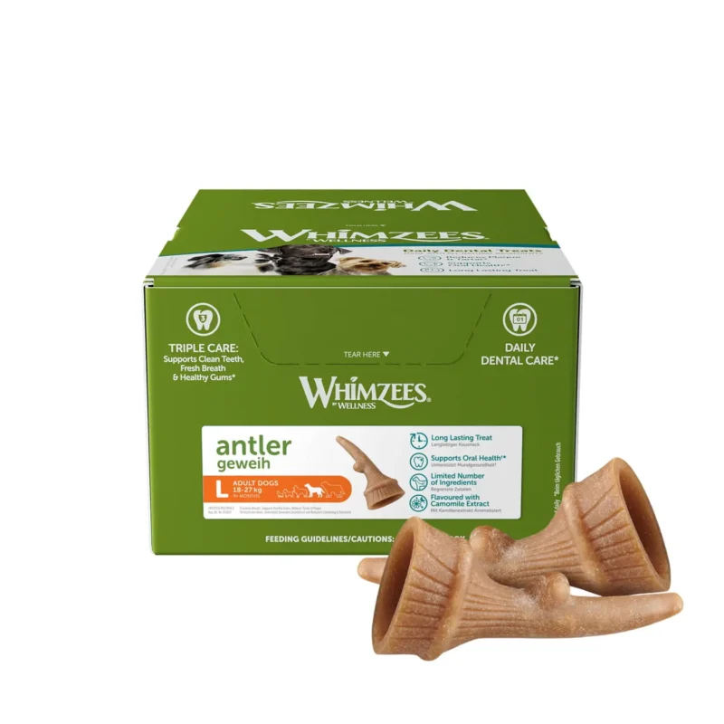 WHIMZEES CAJA OCCUPY ANTLER L 22UDS