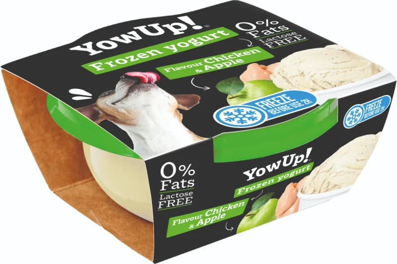 YOW UP YOGUR HELADO POLLO MANZANA CAJA DISPLAY 12X110GR