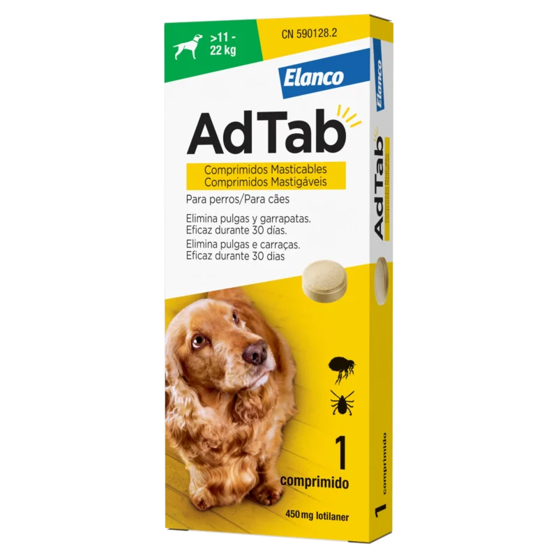 ADTAB PERRO 450MG 11-22KG MASTICABLE 1CPD